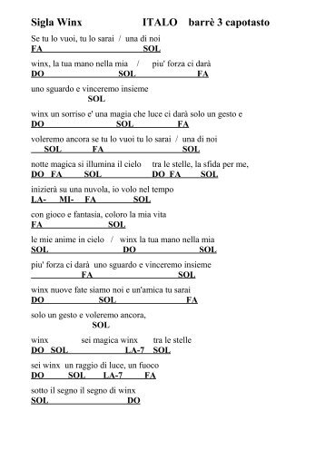 SCARICARE WINX SIGLA